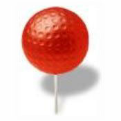 DTM-0525 - 5&quot; Dimple Golf Ball Tee Marker