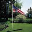 FP-10-1 - 10&#39; Flag Pole Kit with 3&#39;x5&#39; Flag (THIS ITEM SHIPS FREE)